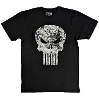 The Punisher tričko, Punisher Distressed Logo Black, pánske