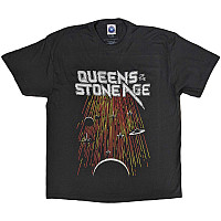 Queens of the Stone Age tričko, Meteor Shower Charcoal Grey, pánske