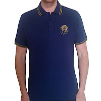 Queen tričko, Crest Logo Polo Navy Blue, pánske