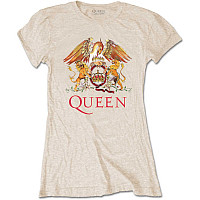 Queen tričko, Classic Crest Sand Girly, dámske