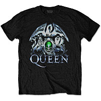 Queen tričko, Metal Crest Black, pánske