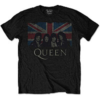 Queen tričko, Union Jack Black, pánske