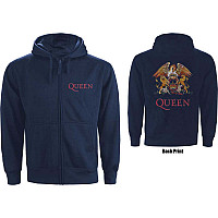 Queen mikina, Classic Crest Navy Zipped, pánska