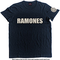 Ramones tričko, Logo & Seal Applique, pánske