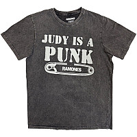 Ramones tričko, Judy Stone Wash Charcoal Grey, pánske