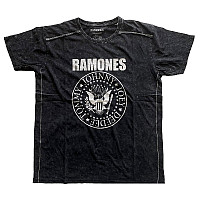 Ramones tričko, Presidential Seal Snow Washed Black, pánske