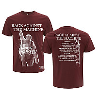 Rage Against The Machine tričko, Bola Album Cover Maroon, pánske