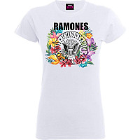 Ramones tričko, Circle Flowers, dámske