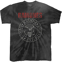 Ramones tričko, Presidential Seal Dip-Dye Black, pánske