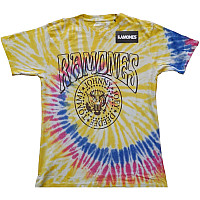 Ramones tričko, Crest Psych Dip Dye Wash Yellow, pánske