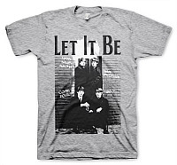 The Beatles tričko, Let It Be Heather Grey, pánske