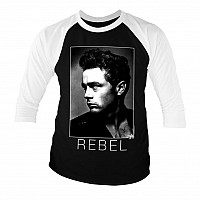 James Dean tričko dlhý 3/4 rukáv, BW Rebel, pánske