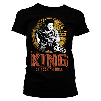 Elvis Presley tričko, The King Of Rock N Roll, dámske