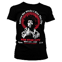 Jimi Hendrix tričko, Live In NYC / Excuse Me While I Kiss Black, dámske