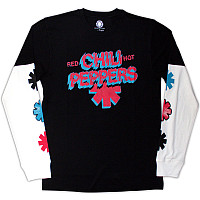 Red Hot Chili Peppers tričko dlhý rukáv, Shock Logo Black & White, pánske