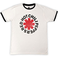 Red Hot Chili Peppers tričko, Logo Ringer White, pánske