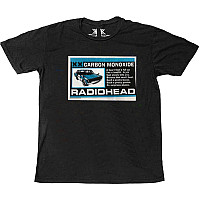 Radiohead tričko, Carbon Patch Organic Black, pánske