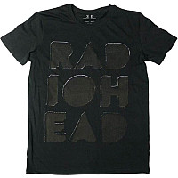 Radiohead tričko, Note Pad Debossed Organic Black, pánske