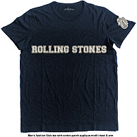 Rolling Stones tričko, Logo & Tongue Applique, pánske