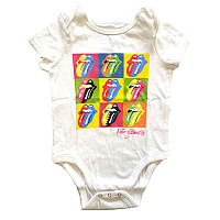 Rolling Stones dojčenské body tričko, Two-Tone Tongues, detské