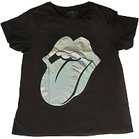 Rolling Stones tričko, Foil Tongue Black, pánske