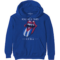 Rolling Stones mikina, Havana Cuba Hoodie Blue, pánska