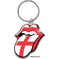 Rolling Stones kovová kľúčenka 40 mm, England Tongue