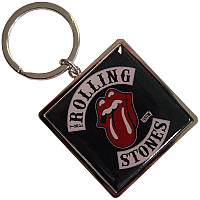 Rolling Stones kovová kľúčenka 44 mm, Tour '78 Bordered Zinc