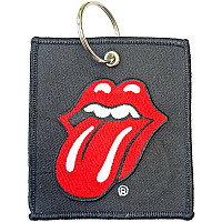 Rolling Stones polyester & metal kľúčenka 80 x 90 mm, Classic Tongue