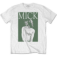 Rolling Stones tričko, Mick Photo Version 2 White, pánske