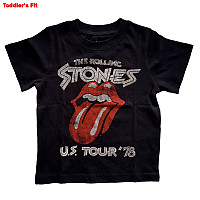 Rolling Stones tričko, US Tour '78 Black, detské
