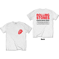 Rolling Stones tričko, Goat Head Soup Tracklist BP White, pánske