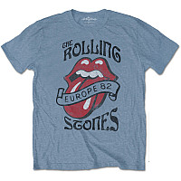 Rolling Stones tričko, Europe '82 Tour Blue, pánske