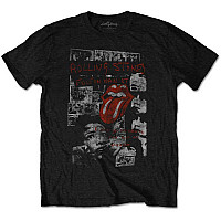 Rolling Stones tričko, Elite Faded Black, pánske