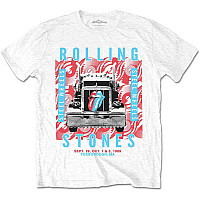 Rolling Stones tričko, Steel Wheels White, pánske