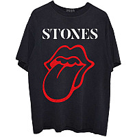 Rolling Stones tričko, Sixty Classic Vintage Tongue Black, pánske