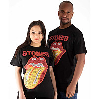 Rolling Stones tričko, Dia Tongue Diamante Black, pánske