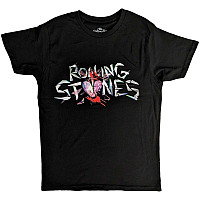 Rolling Stones tričko, Hackney Diamonds Glass Logo Black, pánske