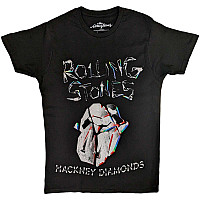 Rolling Stones tričko, Hackney Diamonds Faded Logo Black, pánske