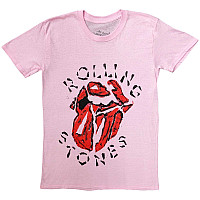 Rolling Stones tričko, Hackney Diamonds Painted Tongue Pink, pánske