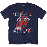 Rolling Stones tričko, British Flag Tongue Navy, pánske