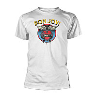 Bon Jovi tričko, Heart ´83 White, pánske