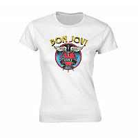 Bon Jovi tričko, Heart ´83 Girly White, dámske