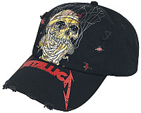 Metallica šiltovka, Skull One Distressed Trucker Black