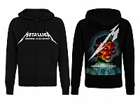 Metallica mikina, Hardwired Album Cover Black Zip, pánska