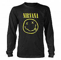 Nirvana tričko dlhý rukáv, Smiley, pánske