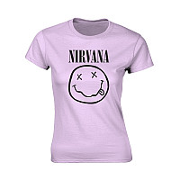 Nirvana tričko, Smiley Pink, dámske