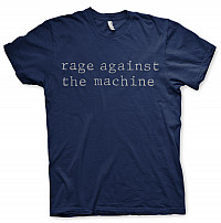 Rage Against The Machine tričko, Original Logo Navy, pánske