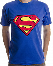 Superman tričko, Shield Blue, pánske
