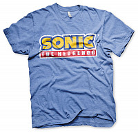 Sonic The Hedgehog tričko, Cracked Logo Blue, pánske